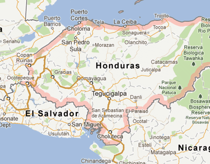 Если зачесался Гондурас или из Панамы в Канаду, август-сентябрь 2012